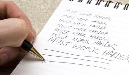 working harder
