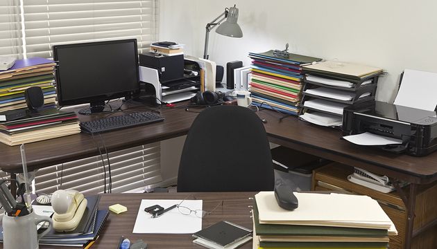 avoiding office clutter
