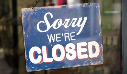 out of business