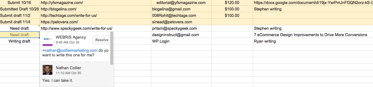 Shopify - Client - Link Tracker - Google Sheets 2015-11-05 11-16-10