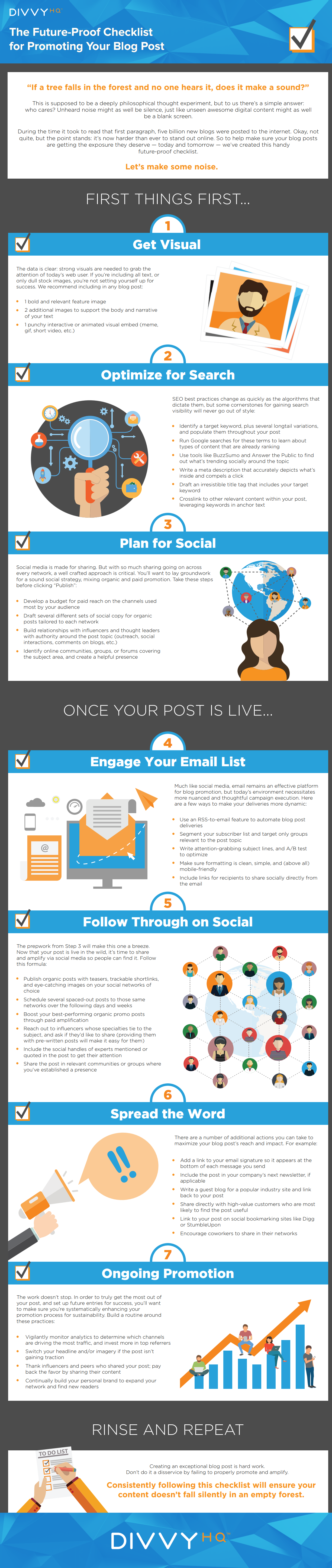 Infographic: A 7-Step Checklist For Promoting Your Content